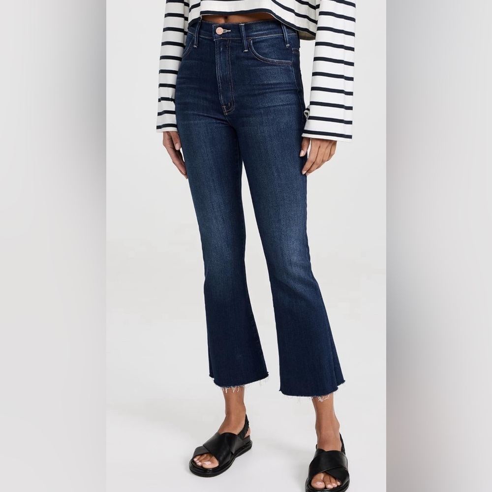 Mother Jeans; Hustler Ankle Fray